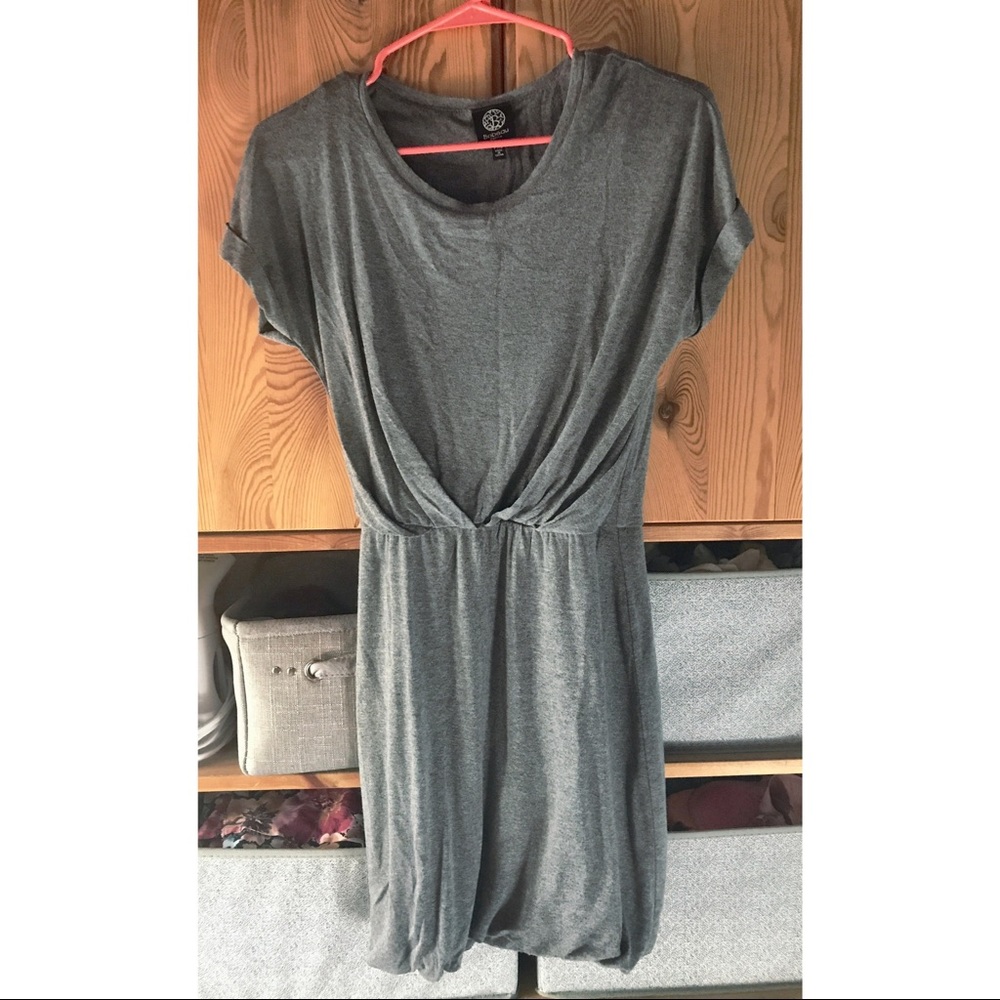 Heather Gray Casual Dress